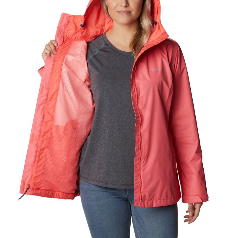Women’s Arcadia II Rain Jacket, Color: Blush Pink, image 5