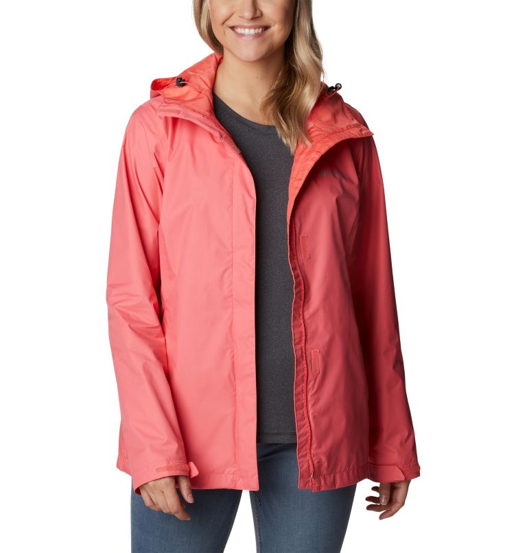 Women’s Arcadia II Rain Jacket, Color: Blush Pink, image 8