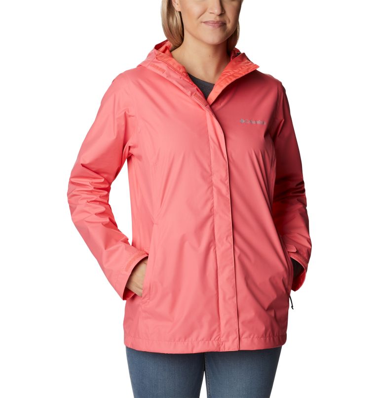 Thumbnail: Women’s Arcadia II Rain Jacket, Color: Blush Pink, image 1