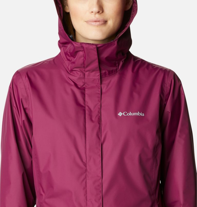Thumbnail: Women’s Arcadia II Rain Jacket, Color: Marionberry, image 4