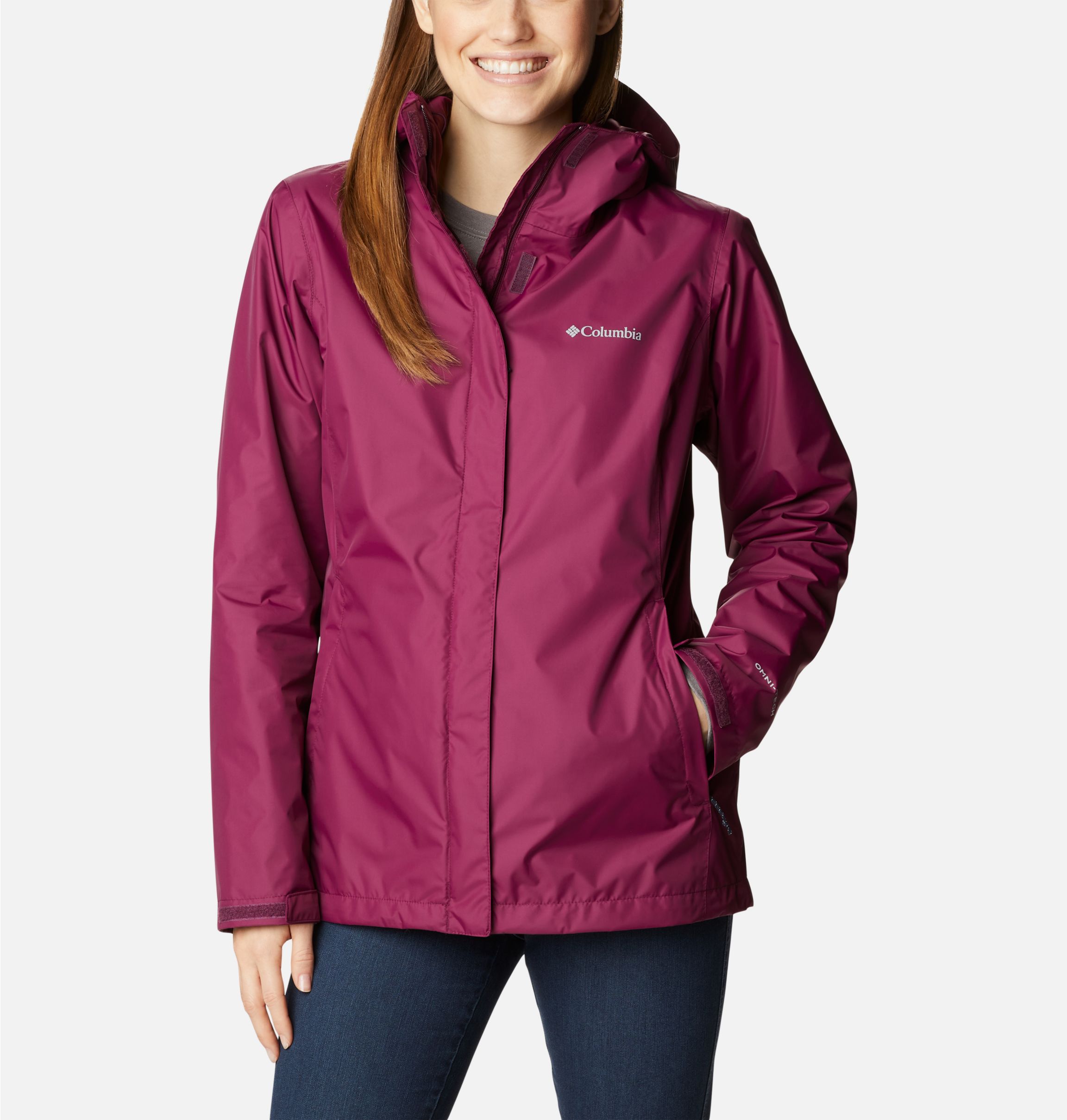 Columbia Women's Arcadia II Waterproof Rain Jacket - Black