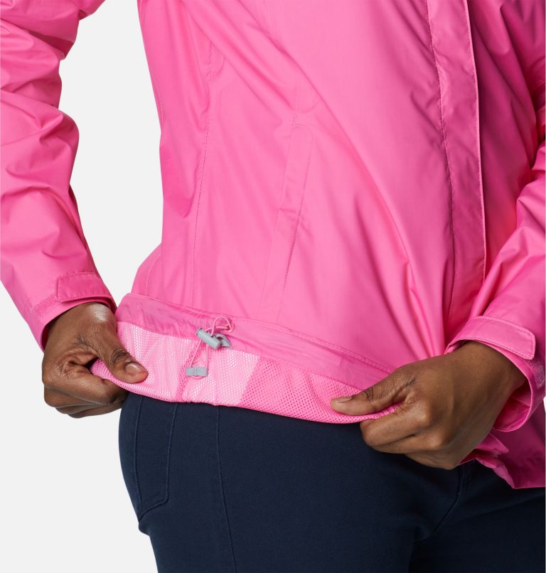 Women’s Arcadia II Rain Jacket, Color: Wild Geranium, image 6