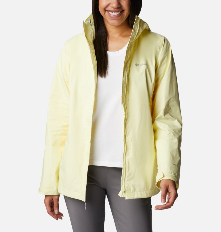 Women’s Arcadia II Rain Jacket, Color: Endive, Sun Glow, image 8