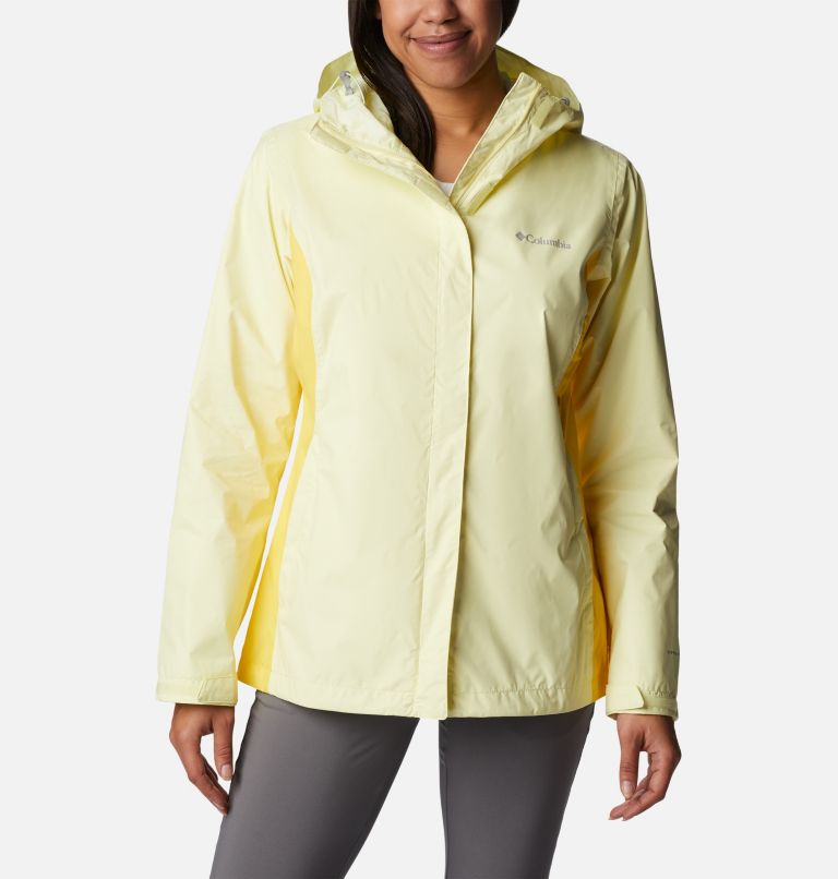 Thumbnail: Women’s Arcadia II Rain Jacket, Color: Endive, Sun Glow, image 1