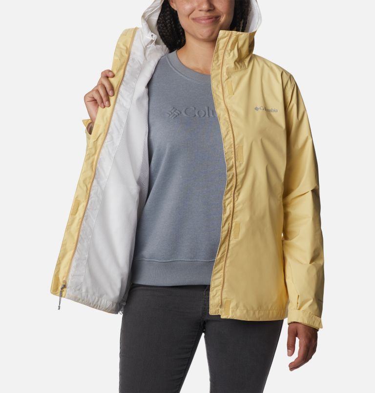 Thumbnail: Women’s Arcadia II Rain Jacket, Color: Cornstalk, White, image 5