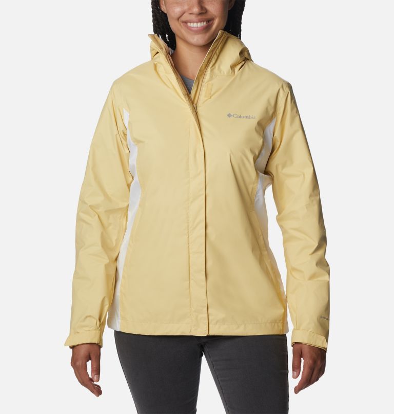 Thumbnail: Women’s Arcadia II Rain Jacket, Color: Cornstalk, White, image 1