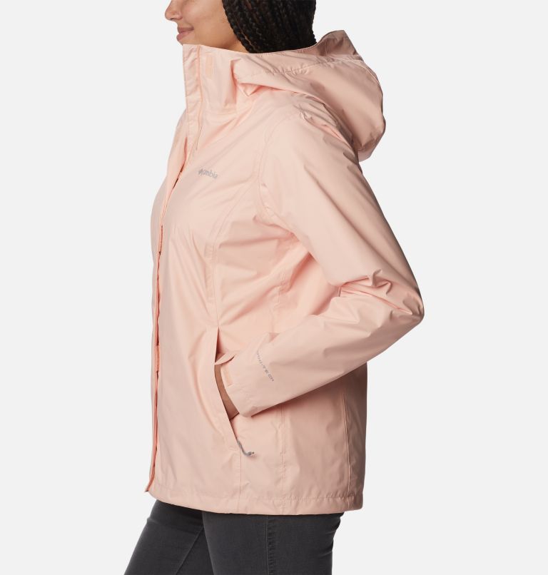 Women’s Arcadia II Rain Jacket, Color: Peach Blossom, image 3