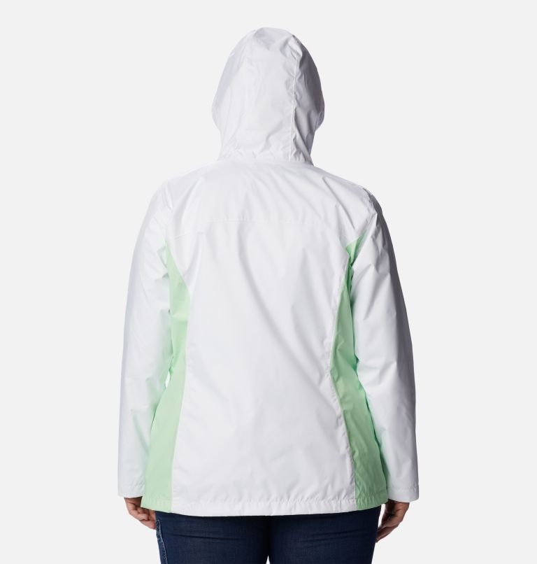 Thumbnail: Women’s Arcadia II Rain Jacket - Plus Size, Color: White, Key West, image 2