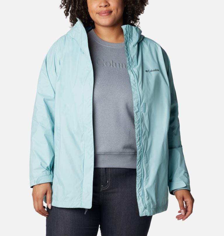 Columbia Women's Switchback Sherpa Lined Jacket, Aqua Haze, Small at   Women's Coats Shop