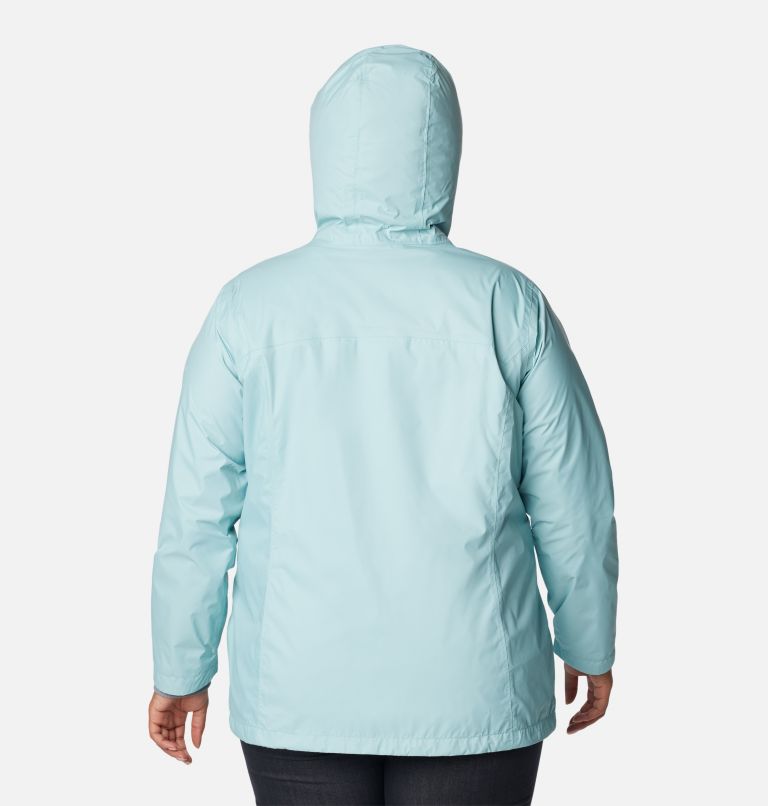 Women’s Arcadia II Rain Jacket - Plus Size, Color: Aqua Haze, image 2