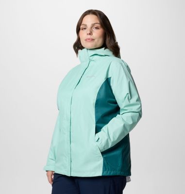 Women’s Arcadia II Jacket - Plus Size, Color: Spray, River Blue, image 3