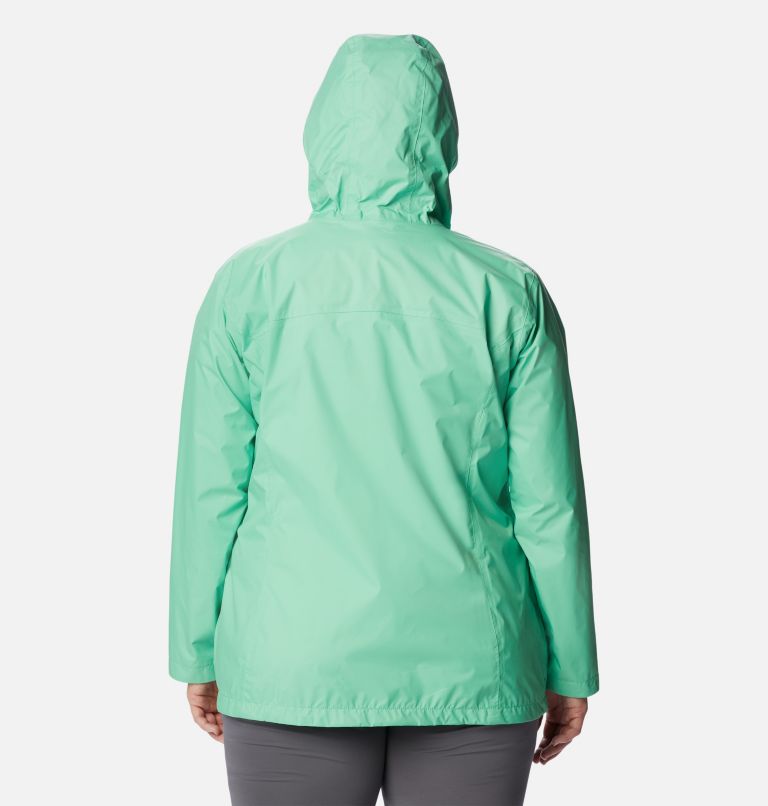 Thumbnail: Women’s Arcadia II Rain Jacket - Plus Size, Color: Light Jade, image 2