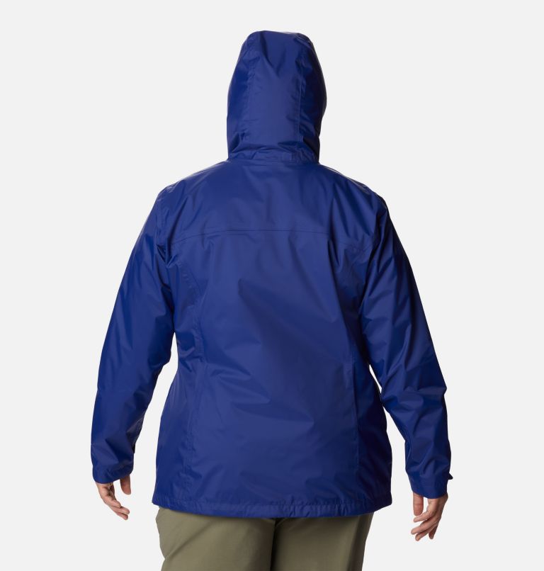 Thumbnail: Women’s Arcadia II Rain Jacket - Plus Size, Color: Dark Sapphire, image 2