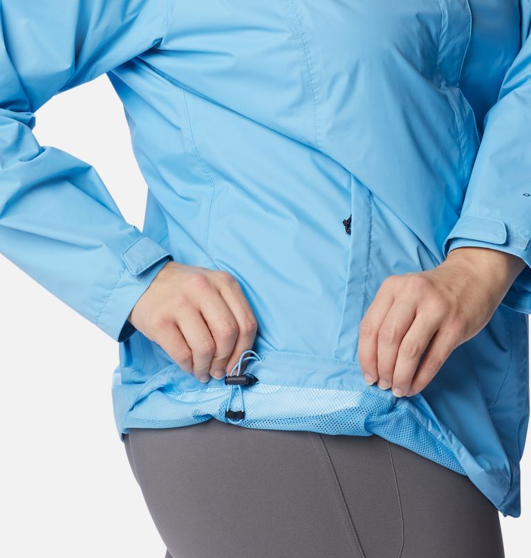 Women’s Arcadia II Rain Jacket - Plus Size, Color: Vista Blue, image 6