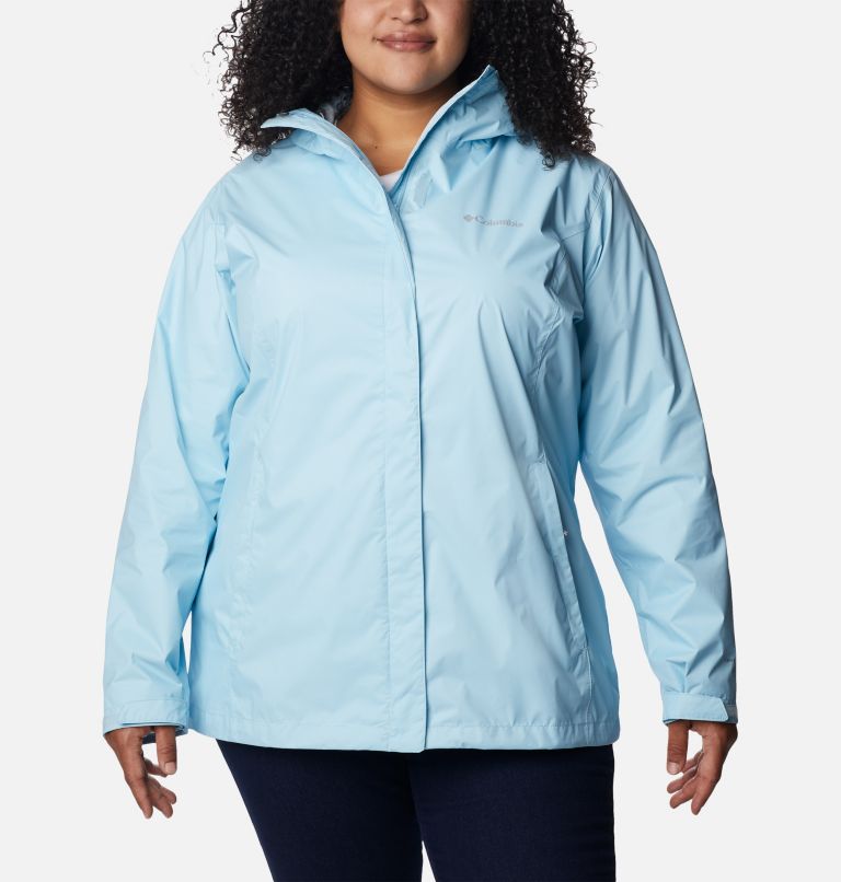 Women’s Arcadia II Rain Jacket - Plus Size, Color: Spring Blue, image 1