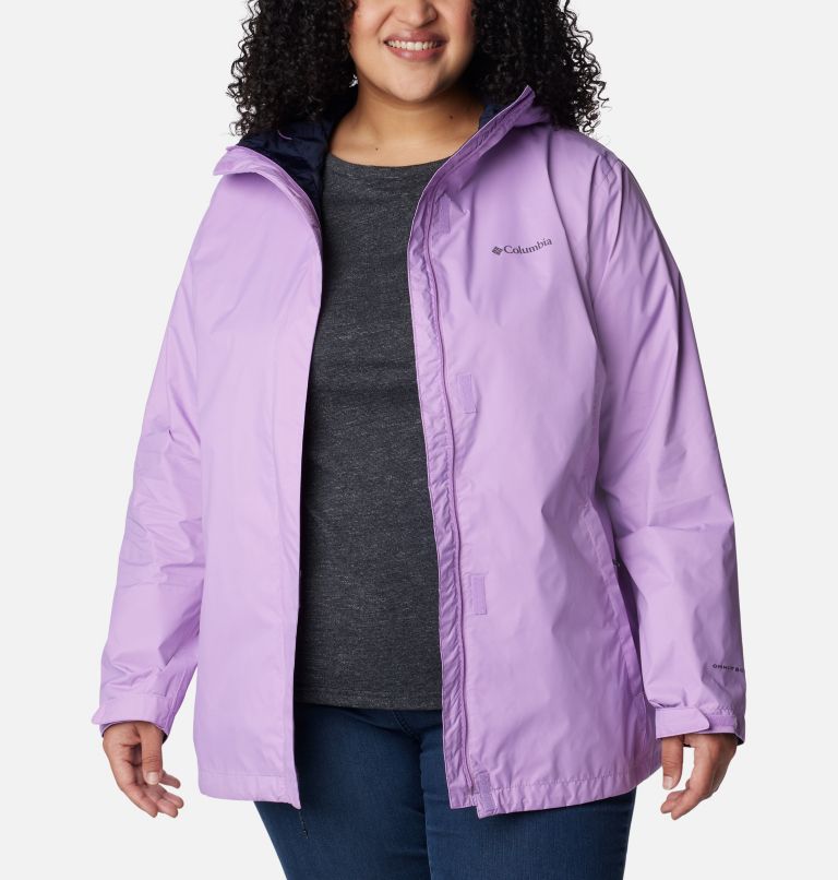 Women’s Arcadia II Rain Jacket - Plus Size, Color: Gumdrop, image 8