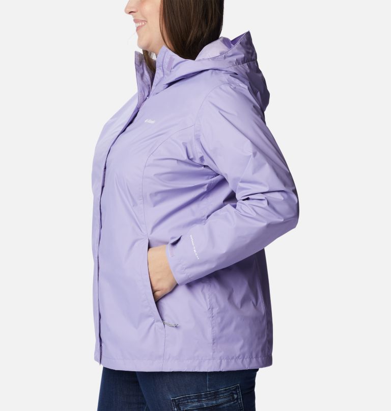 Women’s Arcadia II Rain Jacket - Plus Size, Color: Frosted Purple, image 3