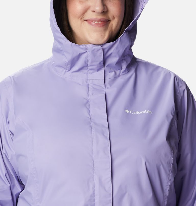 Women’s Arcadia II Rain Jacket - Plus Size, Color: Frosted Purple, image 4