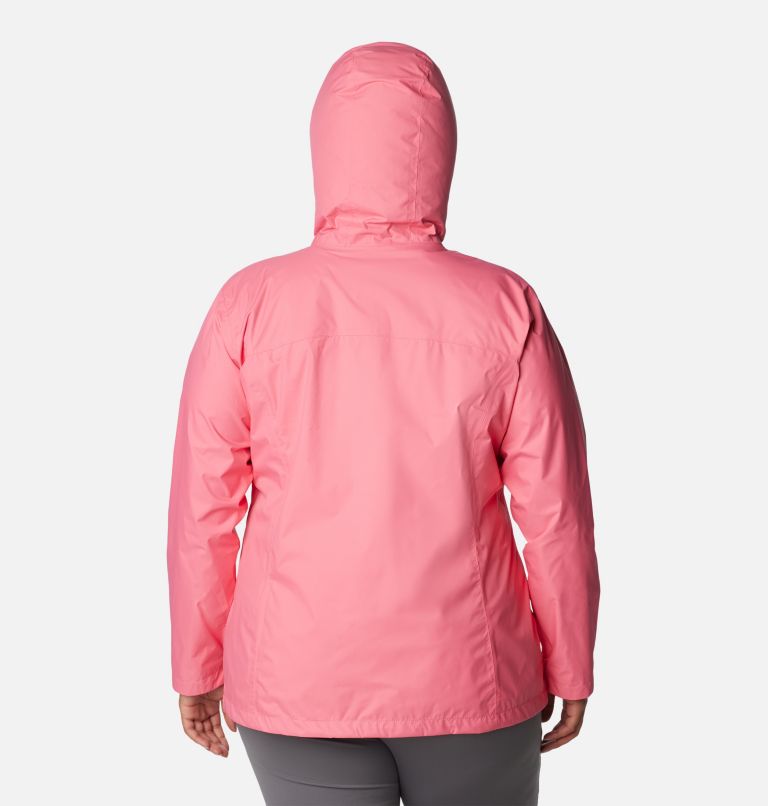 Thumbnail: Women’s Arcadia II Rain Jacket - Plus Size, Color: Camellia Rose, image 2