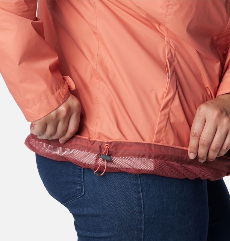 Women’s Arcadia II Rain Jacket - Plus Size, Color: Faded Peach, image 6