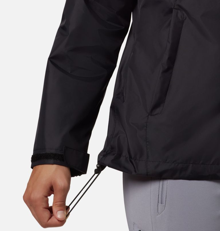 Women’s Arcadia II Rain Jacket, Color: Black, image 4