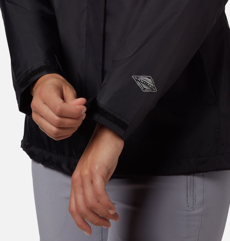 Women’s Arcadia II Rain Jacket, Color: Black, image 5