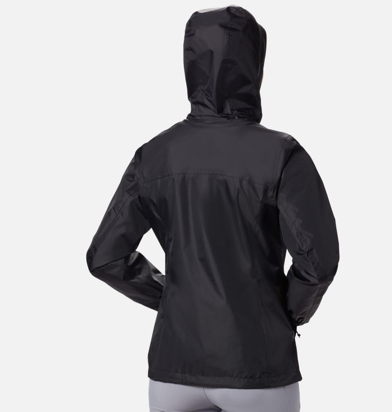 Women’s Arcadia II Rain Jacket, Color: Black, image 2