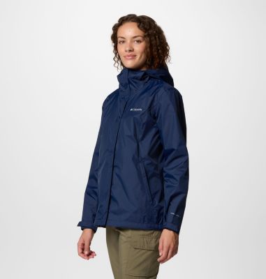 Women’s Arcadia II Rain Jacket, Color: Collegiate Navy, image 19