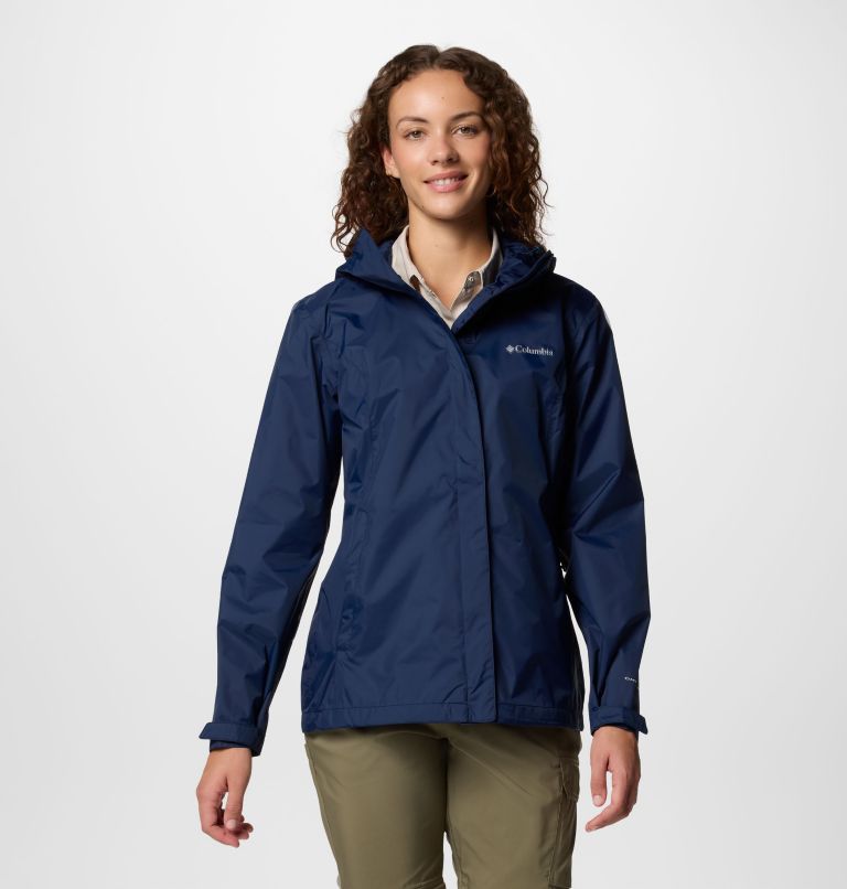 Women’s Arcadia II Rain Jacket, Color: Collegiate Navy, image 1