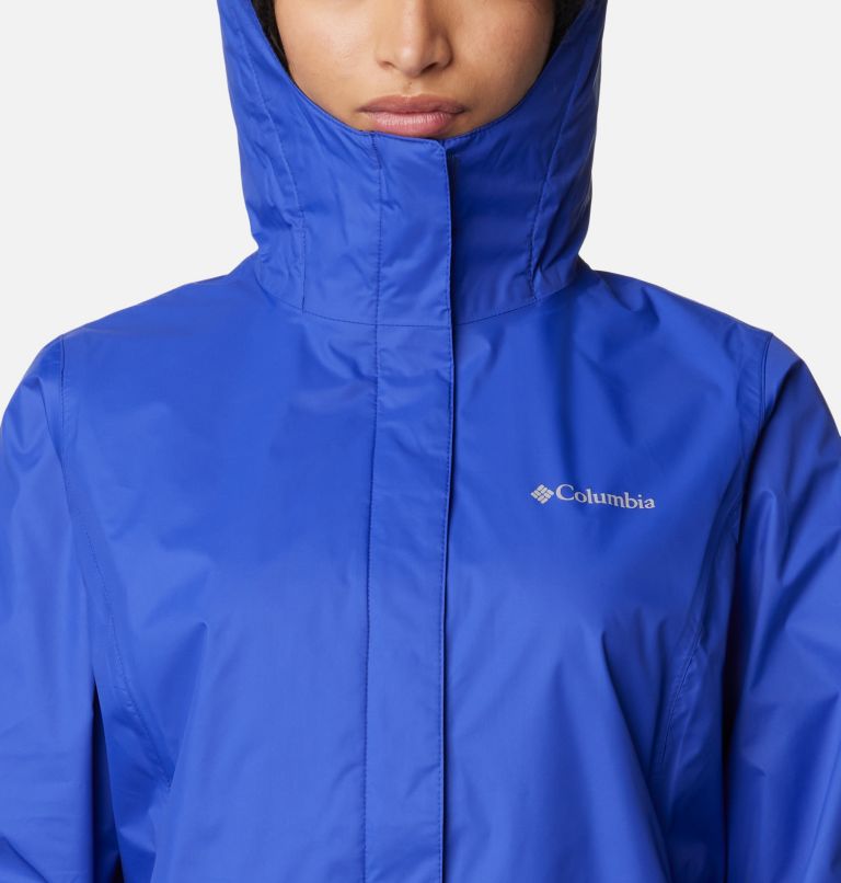 Chaqueta de lluvia Arcadia II para mujer, Color: Clematis Blue, image 4
