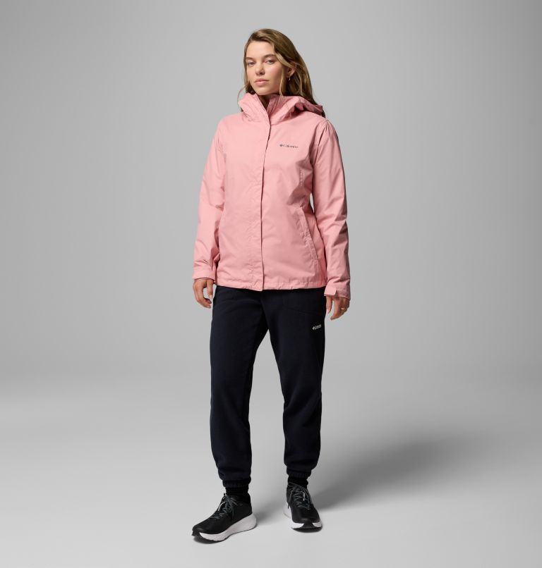 Women’s Arcadia II Rain Jacket, Color: Eraser Pink, image 2