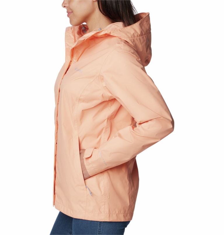 Women’s Arcadia II Rain Jacket, Color: Apricot Fizz, image 3