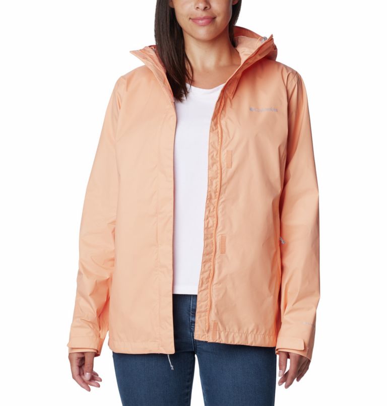 Women’s Arcadia II Rain Jacket, Color: Apricot Fizz, image 8