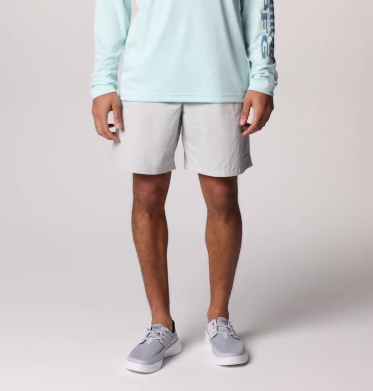 Men's PFG Backcast III Water Shorts, Color: Cool Grey