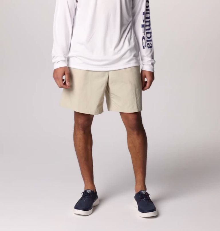 Men’s PFG Backcast III Water Shorts, Color: Fossil
