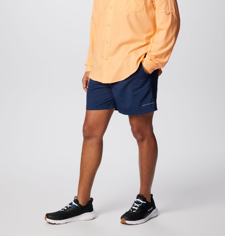 Men's PFG Backcast III Water Shorts, Color: Collegiate Navy, image 4