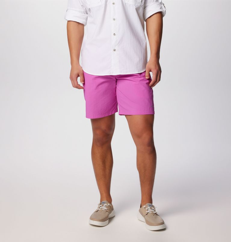 Thumbnail: Men's PFG Backcast III Water Shorts, Color: Bright Lavender, image 3