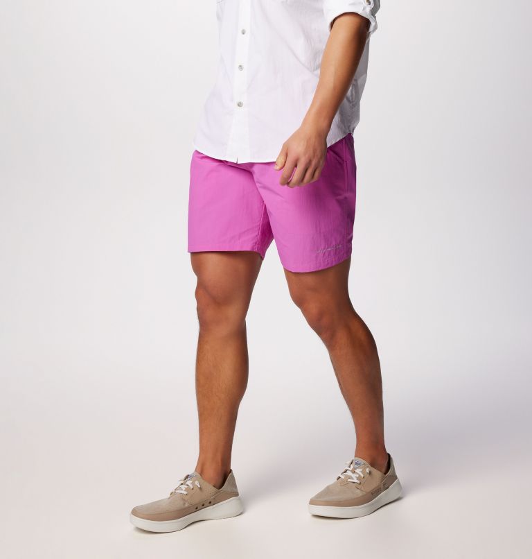 Thumbnail: Men's PFG Backcast III Water Shorts, Color: Bright Lavender, image 4