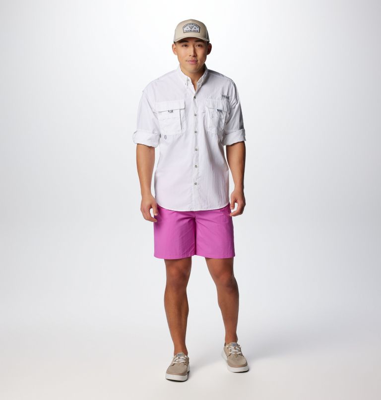 Thumbnail: Men's PFG Backcast III Water Shorts, Color: Bright Lavender, image 1
