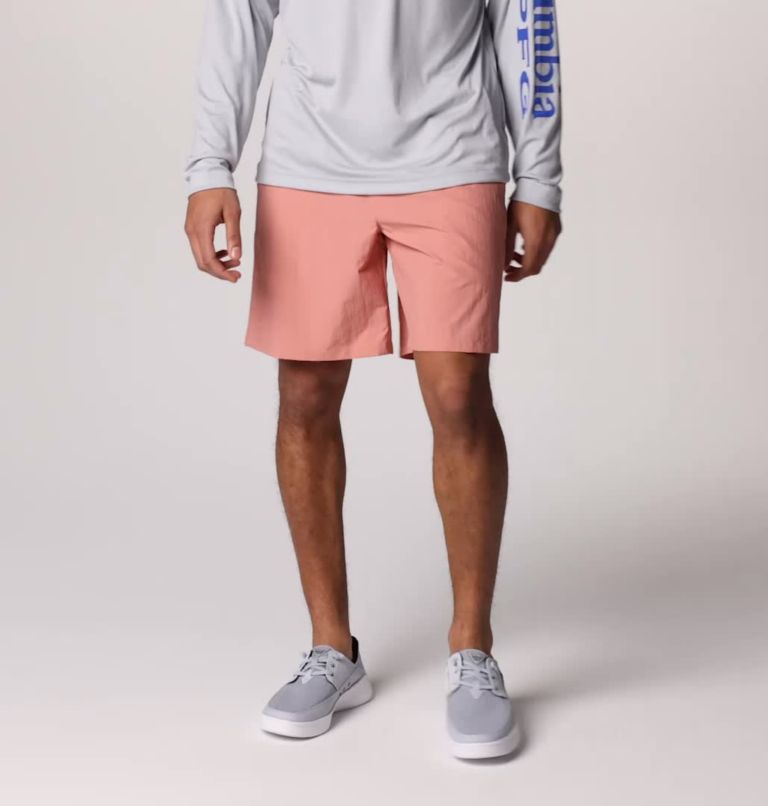 Men's PFG Backcast III Water Shorts, Color: Sandalwood Pink