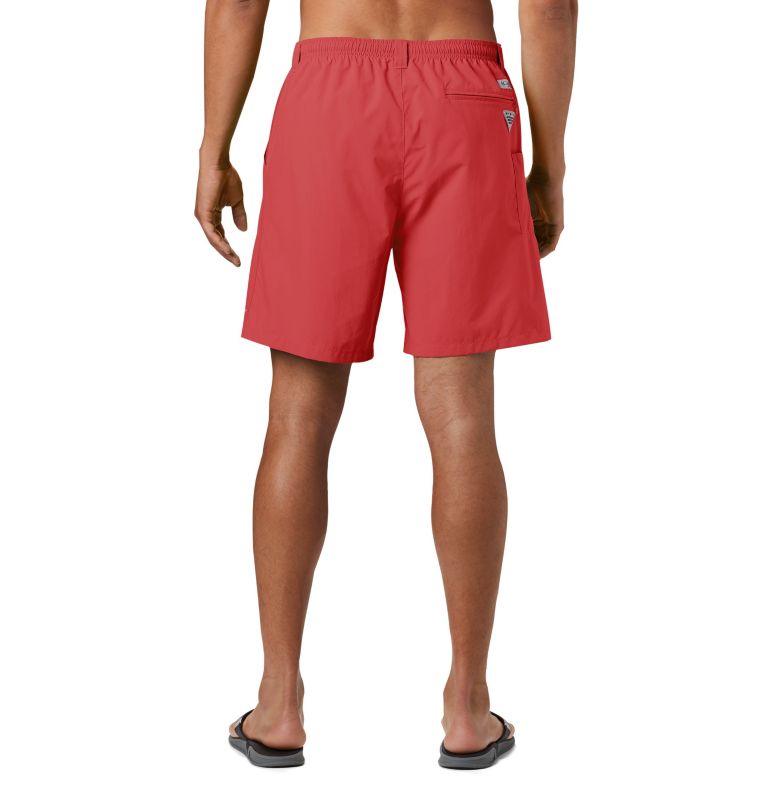 Thumbnail: Men’s PFG Backcast III Water Shorts, Color: Sunset Red, image 2