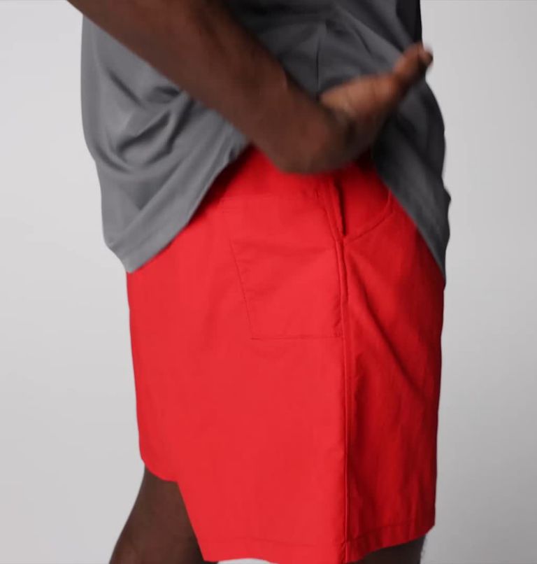 Men's PFG Backcast III Water Shorts, Color: Red Spark