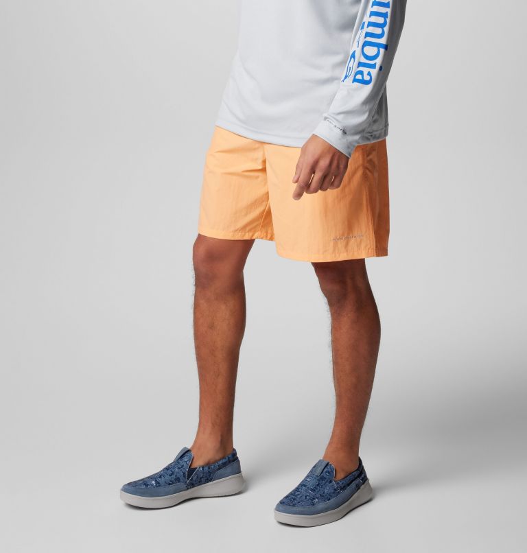 Men’s PFG Backcast III Water Shorts, Color: Bright Nectar, image 4