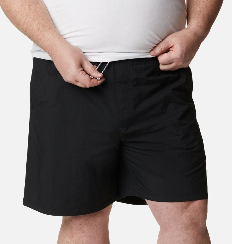 Thumbnail: Men's PFG Backcast III Water Shorts - Big, Color: Black, image 4