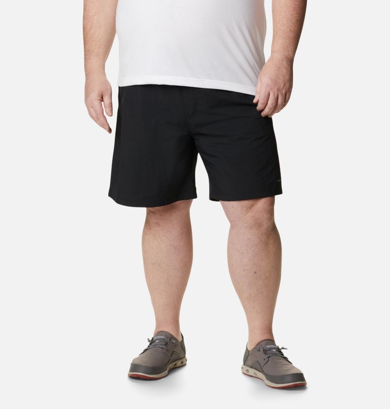 Thumbnail: Men's PFG Backcast III Water Shorts - Big, Color: Black, image 1