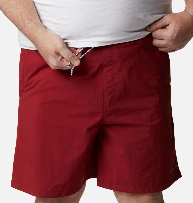 Thumbnail: Men's PFG Backcast III Water Shorts - Big, Color: Beet, image 4