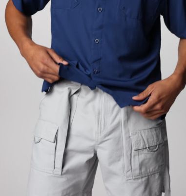 PBF Grey Fishing Shorts w/7 Pockets