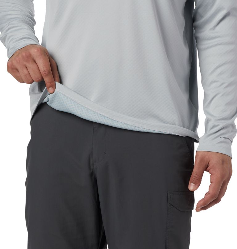 Thumbnail: Men’s PFG Zero Rules Long Sleeve Shirt, Color: Cool Grey, image 5