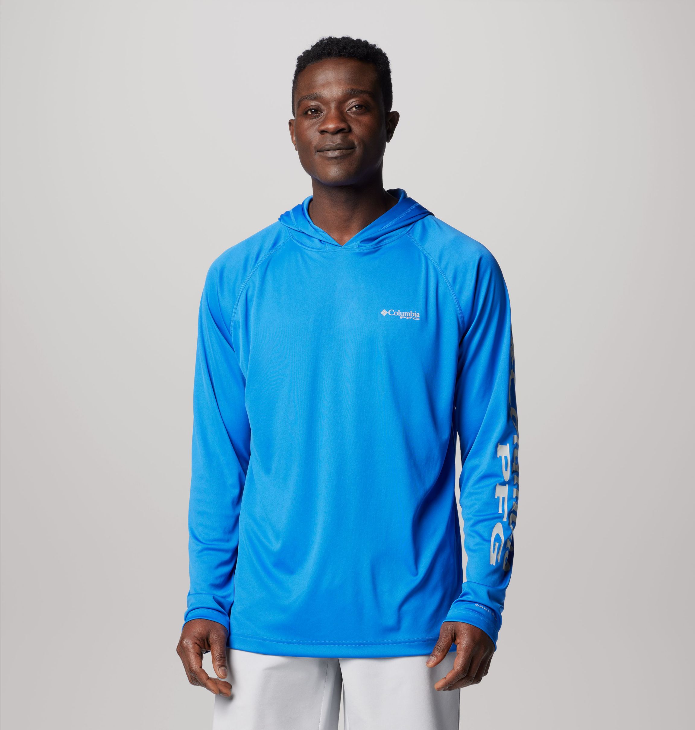 Columbia Sweat à capuche PFG Triangle II pour homme, Bleu marine/bleu  marine : : Mode