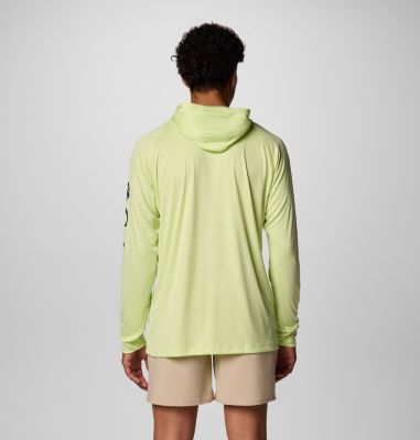 Sweat à Capuche Columbia PFG Terminal Tackle - Taille M - Vert Lime - Pour La Pêche - Occasion